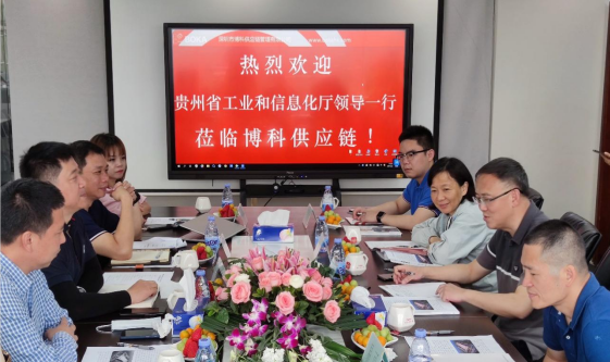 贵州工信厅金厅长一行考察新宝GG供应链